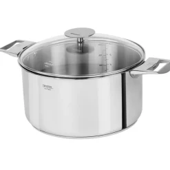 Amovible<CRISTEL Faitout 24cm amovible inox Casteline,