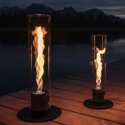 Bougies Décoratives<Höfats Feu de table 1500 Spin Noir,