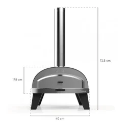 Barbecues, Fours, Kamados Et Accessoires<ZiiPa Four à pizza Piana Charbon,