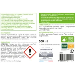 Cuisine|Écologiques<STARWAX Gel vaisselle concentré Soluvert 500 ml,