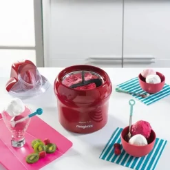 Sorbetières Et Turbines À Glace<Magimix Glacier rouge 1.5L,