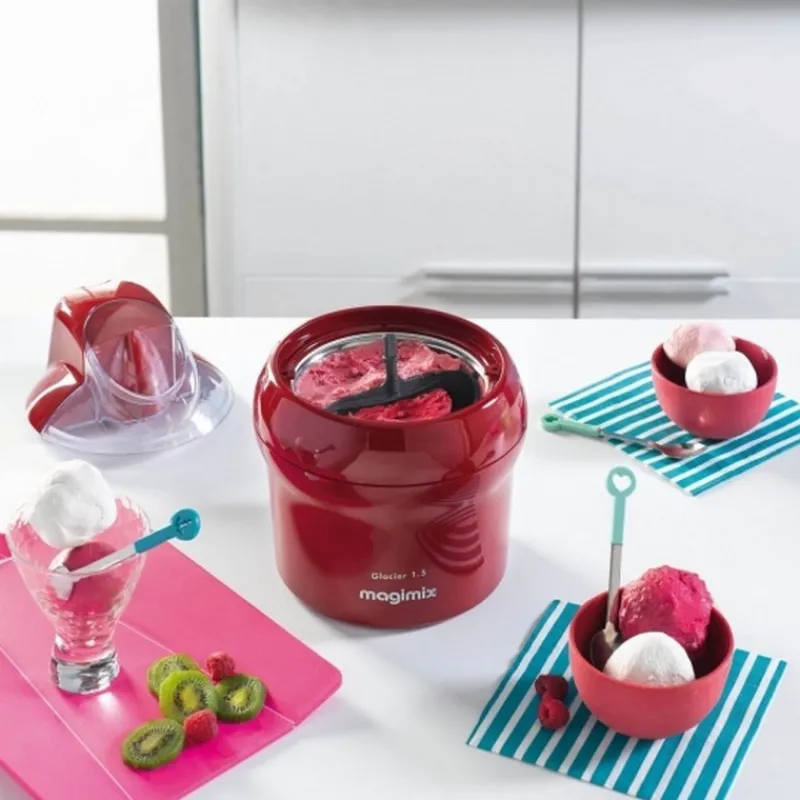 Sorbetières Et Turbines À Glace<Magimix Glacier rouge 1.5L,