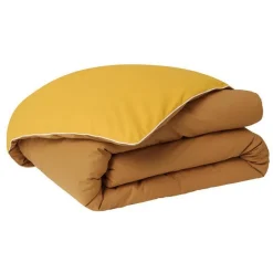 Housses De Couette, Parures<Essix Housse de couette Bons jours curry doré,