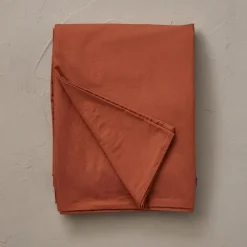 Housses De Couette, Parures<Sylvie Thiriez Housse de couette Percale Orange Argile,