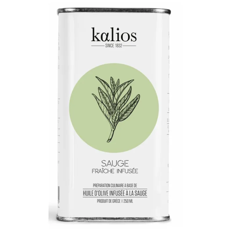 Huile & Vinaigre<Kalios Huile d'Olive Infusée à la Sauge,