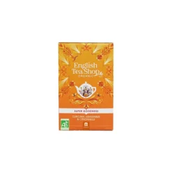 Les Thés Et Tisanes<English Tea Shop Infusion Bio Curcuma, Gingembre et Citronnelle 20 sachets,