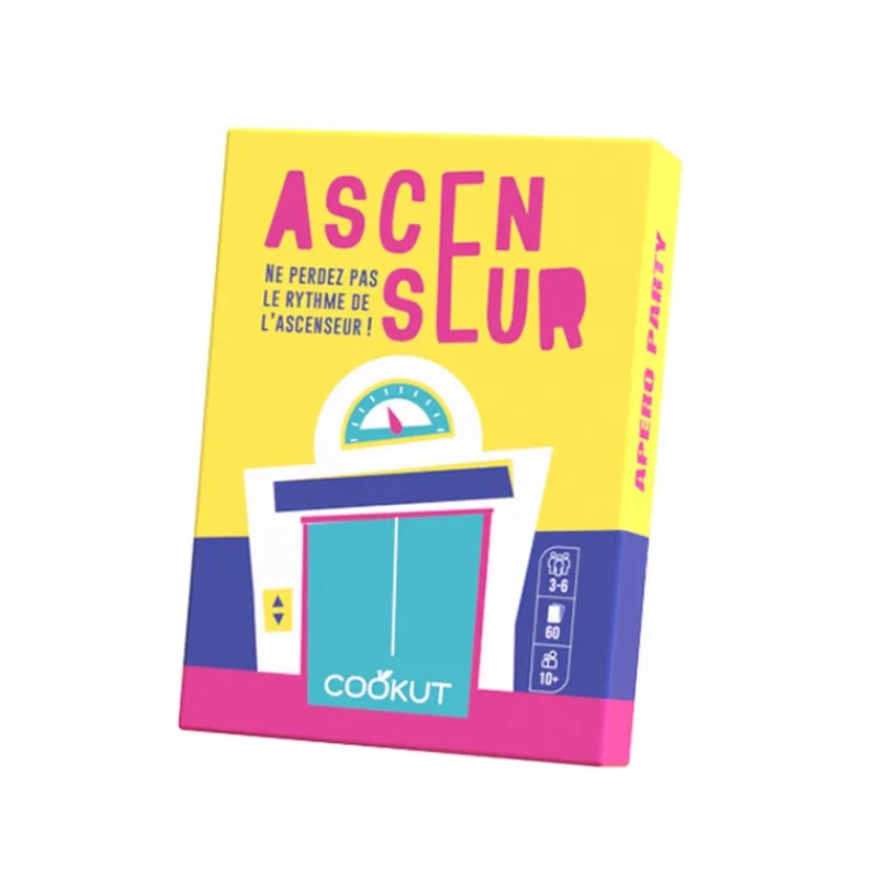 Les Jeux D'Intérieur<COOKUT Jeu de cartes Ascenseur, Apéro Party,