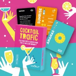 Les Jeux D'Intérieur<COOKUT Jeu de cartes Cocktail Trafic, Apéro Party,
