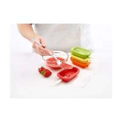 La Glace<LÉKUÉ Kit de 4 Moules à Glace Empilables, Lékué