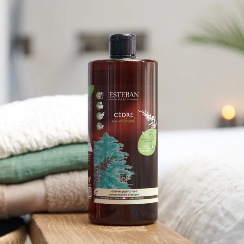 Textiles<ESTEBAN Lessive liquide Cèdre au naturel, Estéban