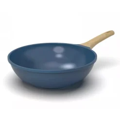 Woks|Sauteuses Anti-Adhérentes<COOKUT L'Incroyable Wok Bleu Myrtille,