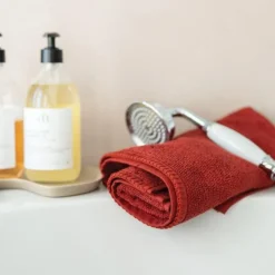 Serviettes|Draps De Douche<VIVARAISE Linge de toilette Bora Géranium,