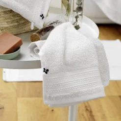 Serviettes|Draps De Douche<L'effet papillon Linge de toilette Garance Chantilly,