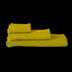 Serviettes|Draps De Bain<HAOMY TEXTILE Linge de toilette Timor Safran, Haomy