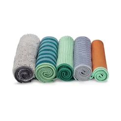 Brosserie<Full Circle Home Lot 5 chiffons essentiels en microfibre recyclée, full circle®