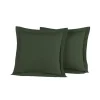 Housses De Couette, Parures<SENSEI Lot de 2 taies d'oreiller Soft Percale Eucalyptus,