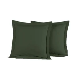 Housses De Couette, Parures<SENSEI Lot de 2 taies d'oreiller Soft Percale Eucalyptus,