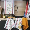 Torchons<Sud Etoffe Lot de 3 torchons Coquillages,
