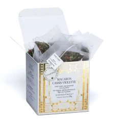 Les Thés Et Tisanes<DAMMANN FRERES Macaron Cassis-violette en sachets, Dammann Frères