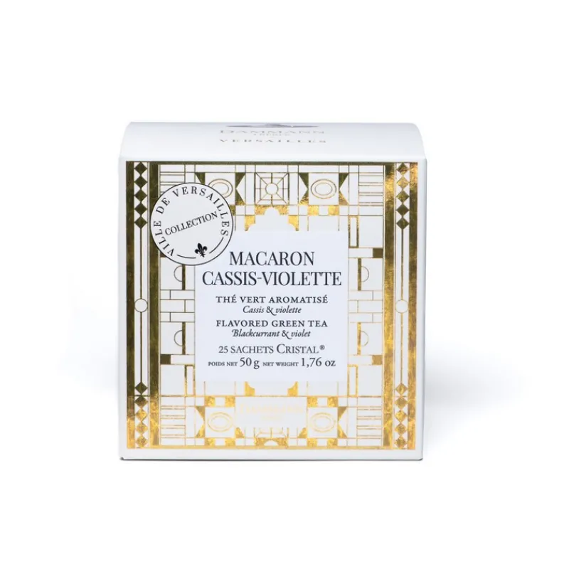 Les Thés Et Tisanes<DAMMANN FRERES Macaron Cassis-violette en sachets, Dammann Frères