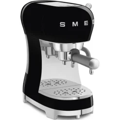 Cafetières Expresso<SMEG Machine à café Expresso Années 50 Noir,