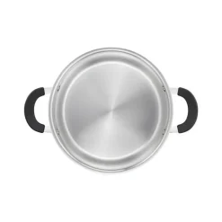 Marmites Et Plats À Four<LAGOSTINA Marmite inox 24 cm Tempra avec couvercle,