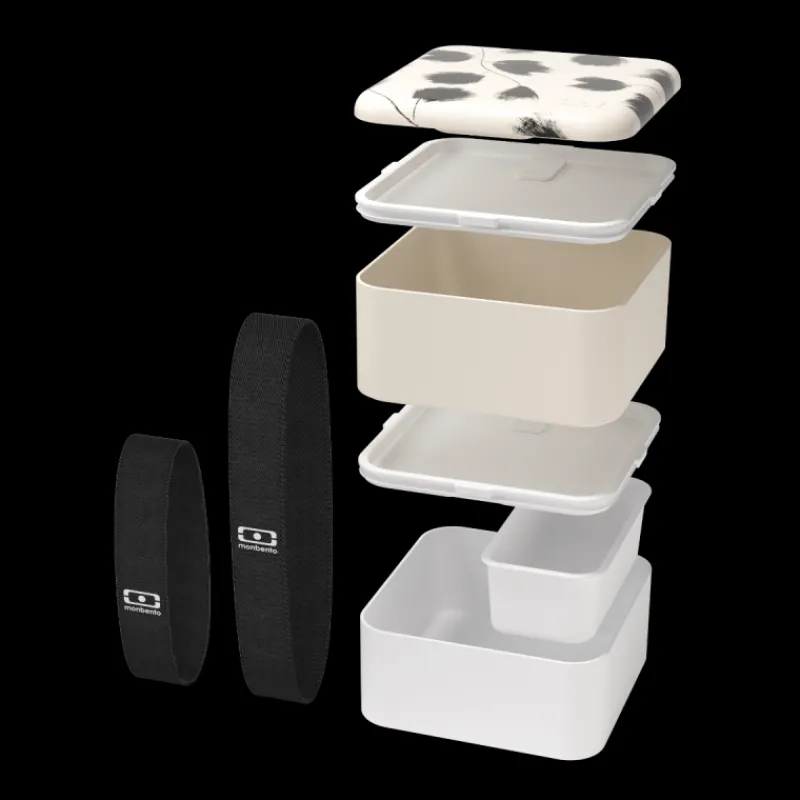 Ustensiles Pour Le Pique-Nique|Boîtes Repas Et Accessoires<Monbento MB Square Graphic Plume,