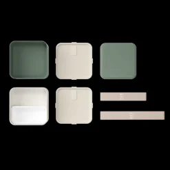 Ustensiles Pour Le Pique-Nique|Boîtes Repas Et Accessoires<Monbento MB Square vert Natural Made In France,