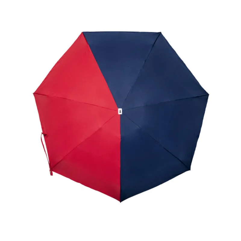 Les Accessoires<Anatole Micro-parapluie Bicolore Bleu Nuit Rouge Emile,