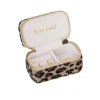 Les Bijoux|Les Accessoires<Maison Scarlett Mini Boîte à Bijoux de Voyage Marie Velours Léopard,