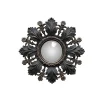 Miroirs Et Trumeaux<Chehoma Miroir convexe Feuilles Noires et Fleurs,