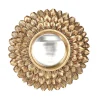 Décorations Murales|Miroirs Et Trumeaux<EMDE Miroir convexe pétales doré, Emdé