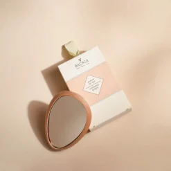 Les Accessoires<Bachca Miroir de sac en bois avec étui,