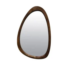 Miroirs Et Trumeaux<EMDE Miroir Organique Bois Brun, Emdé