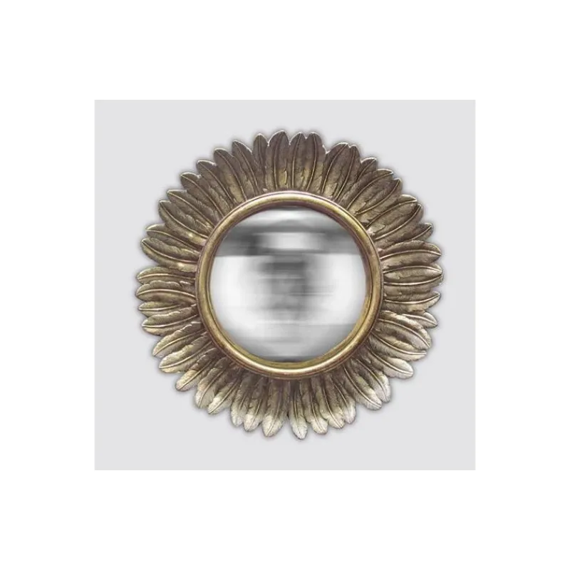 Miroirs Et Trumeaux<EMDE Miroir Soleil Plume doré, Emdé
