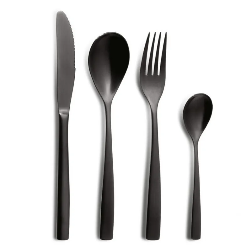 Ménagères Couverts<Comas Ménagère 24 pièces Barcelona Noir,