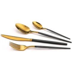 Ménagères Couverts<AMEFA Ménagère 24 pièces Soprano Or Noir,