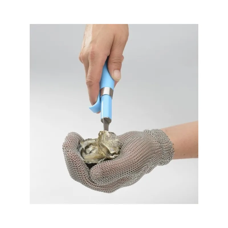 Ustensiles Pour Les Fruits De Mer<NOVAC Moufle en cotte de maille,