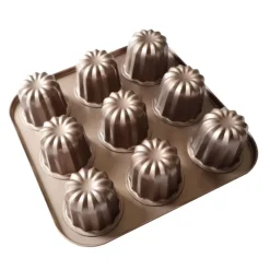 Moules Anti-Adhérent<ScrapCooking Moule à Cannelés en Acier Antiadhésif,