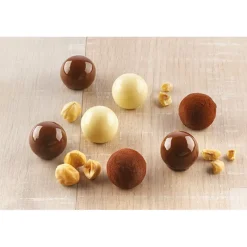 Le Chocolat|Moules Souples<SILIKOMART Moule chocolat 3D Tartufino,