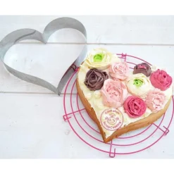 Cercles À Gâteaux|Emporte-Pièce<ScrapCooking Moule découpoir inox XXL Cœur,