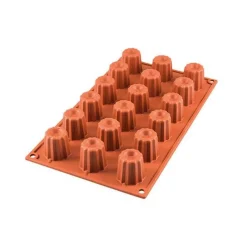 Moules Souples<SILIKOMART Moule Mini Cannelé silicone,