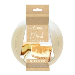 Moules Anti-Adhérent<ScrapCooking Moule rond à manqué avec Charnière,