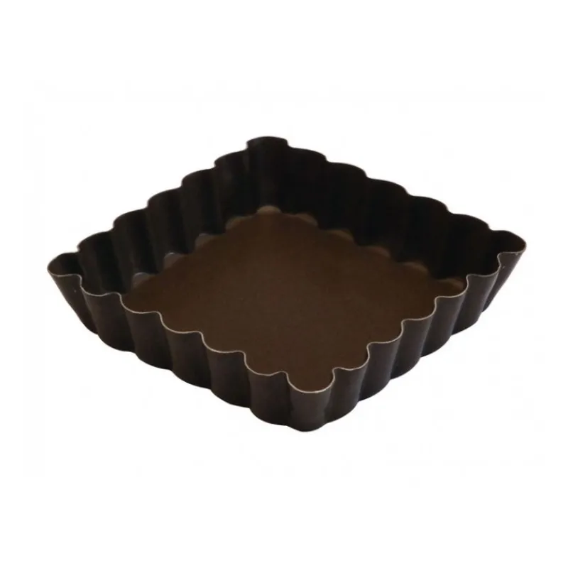 Moules Anti-Adhérent<GOBEL Moule tartelette carré 10 cm,