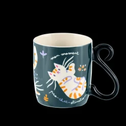 Tout Pour Le Café|Bols, Mugs Et Tasses<DERRIERE LA PORTE Mug Chat Tigre, Derrière la porte
