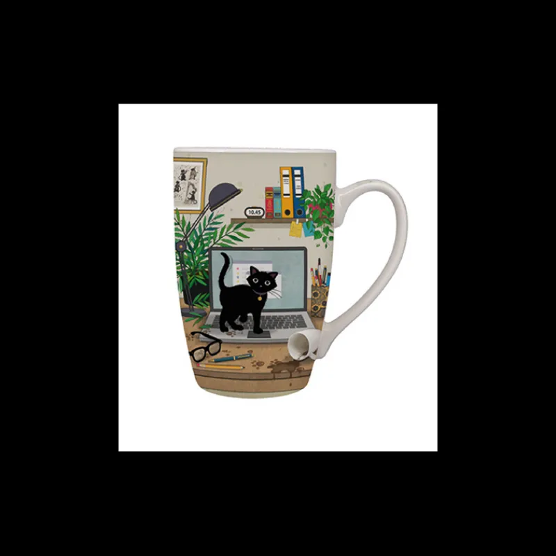 Bols, Mugs Et Tasses<Kiub Mug XL 49 cl Bug Art Chaton Ordi,
