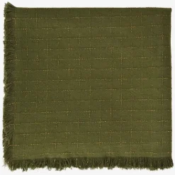 Nappes<Madam Stoltz Nappe à carreaux Lurex carrée,