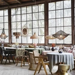 Nappes<Madam Stoltz Nappe à carreaux Lurex carrée,