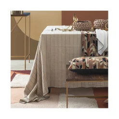 Nappes<HAOMY TEXTILE Nappe en lin Calvi Naturel, Haomy