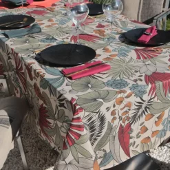 Nappes<Sud Etoffe Nappe enduite Citrouille Lombok,